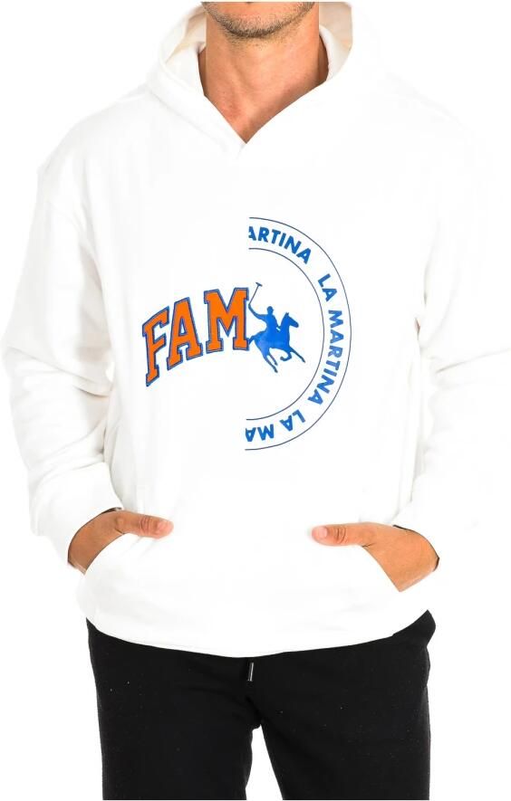 LA MARTINA Hoodie in het wit White Heren - Foto 3