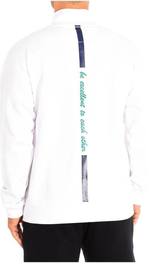 LA MARTINA Witte Hoodie met Ritssluiting White Heren - Foto 2