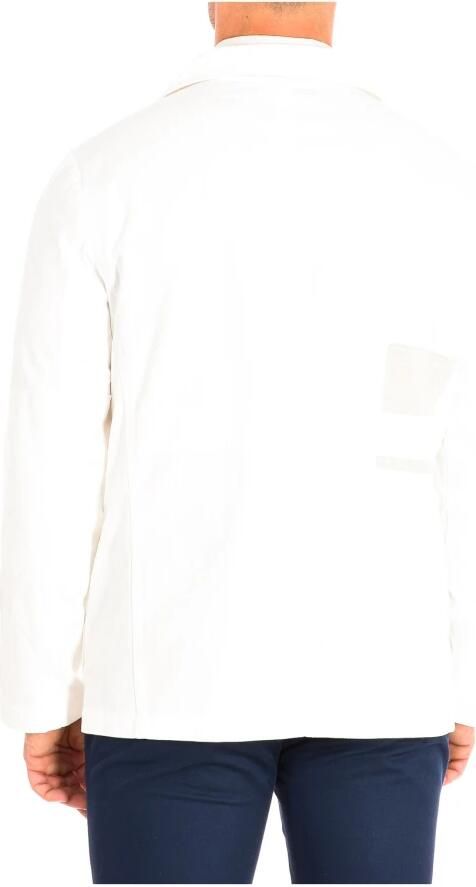 LA MARTINA Lange mouw jas White Heren - Foto 2