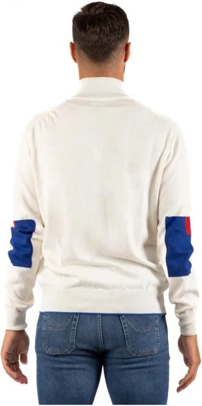 LA MARTINA Elegant wit fleece sweatshirt regular fit White Heren - Foto 3