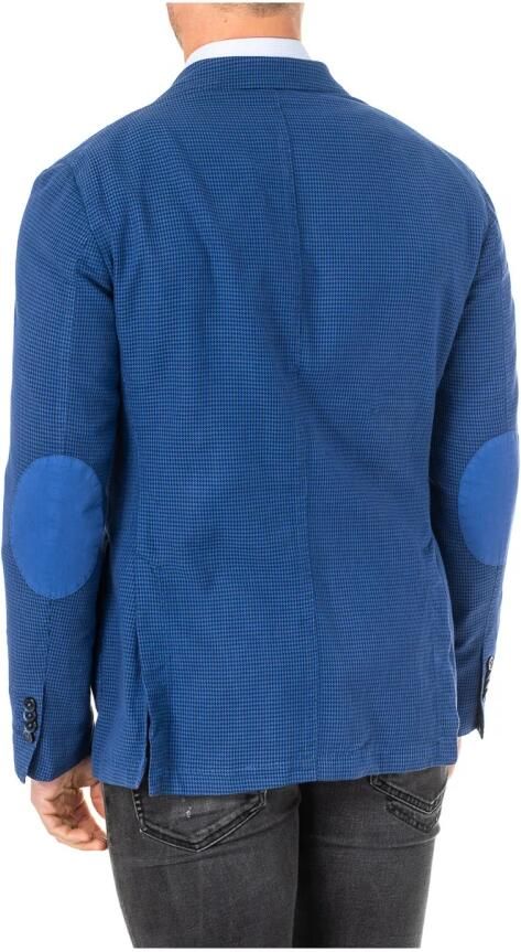 LA MARTINA Klassieke lange mouw reversblazer Blue Heren - Foto 2