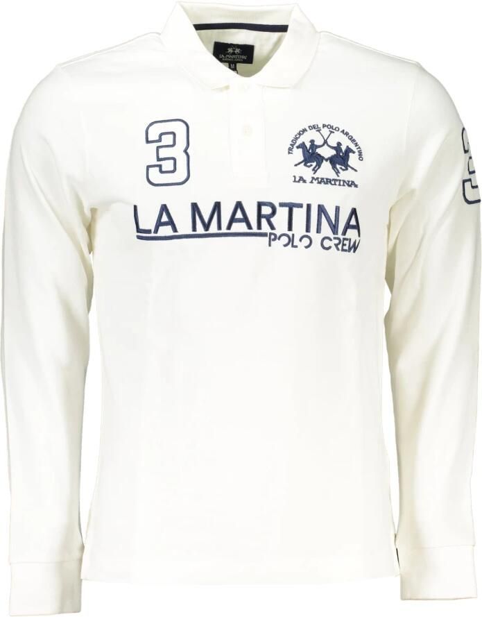 LA MARTINA T-shirt Poloshirt met lange mouwen model LA27022