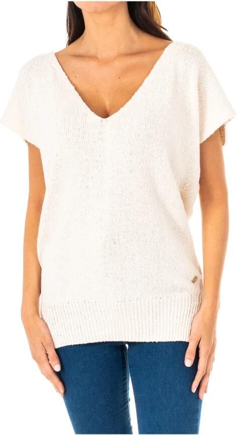 LA MARTINA Korte Mouw Jersey Klassieke Snit White Dames - Foto 3