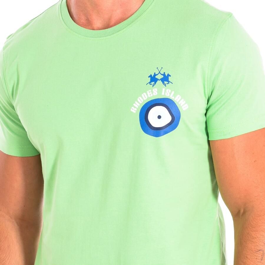 LA MARTINA Korte mouwen T-shirt in groen Green Heren