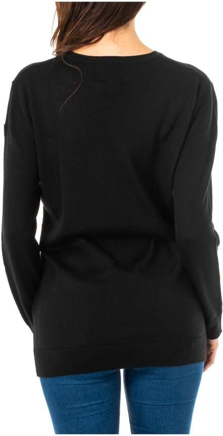 LA MARTINA Lange Mouw Jersey met Origineel Ontwerp Black Dames - Foto 2