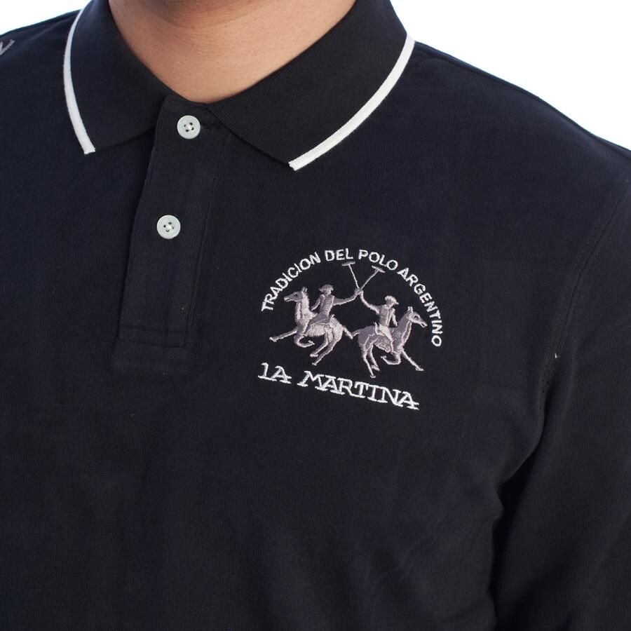 LA MARTINA Polo Shirt Lange Mouw XMP312-JS005-09999