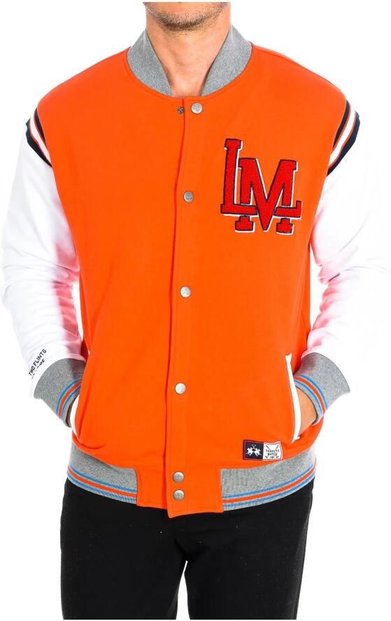 LA MARTINA Lange Mouw Sweatshirt in Oranje-Wit Orange Heren - Foto 3