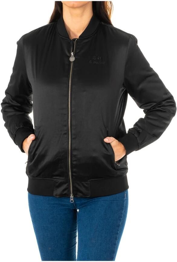 LA MARTINA Lange mouwen jas zwart dubbele ritssluiting Black Dames - Foto 3