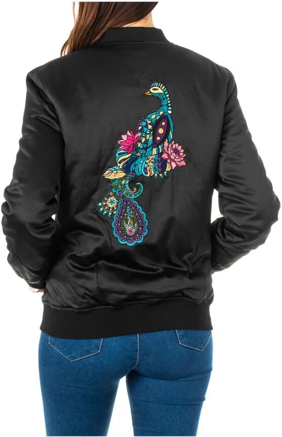 LA MARTINA Lange mouwen jas zwart dubbele ritssluiting Black Dames - Foto 2