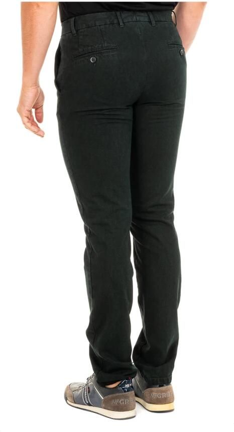 LA MARTINA Marineblauwe Geknoopte Broek Rechte Snit Green Heren - Foto 2