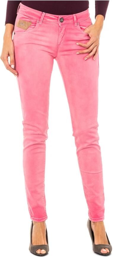 LA MARTINA Moderne Skinny Elastische Broek voor Vrouwen Pink Dames - Foto 3