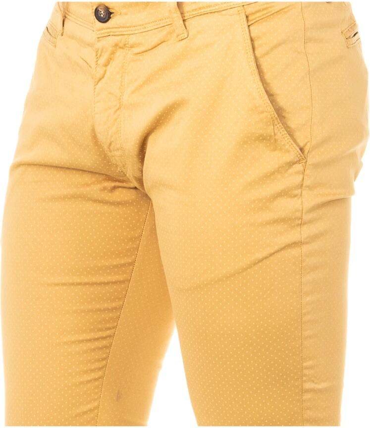LA MARTINA Mosterd Lange Broek Rechte Snit Yellow Heren