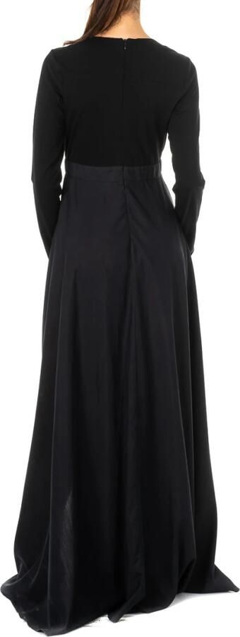 LA MARTINA Navy Blauwe Jurk met Lange Mouwen en Ritssluiting Black Dames - Foto 2