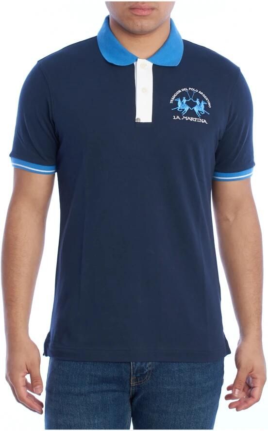 LA MARTINA T-shirt Classic Fit Polo Shirt Korte Mouw Polo LA30445 - Foto 3
