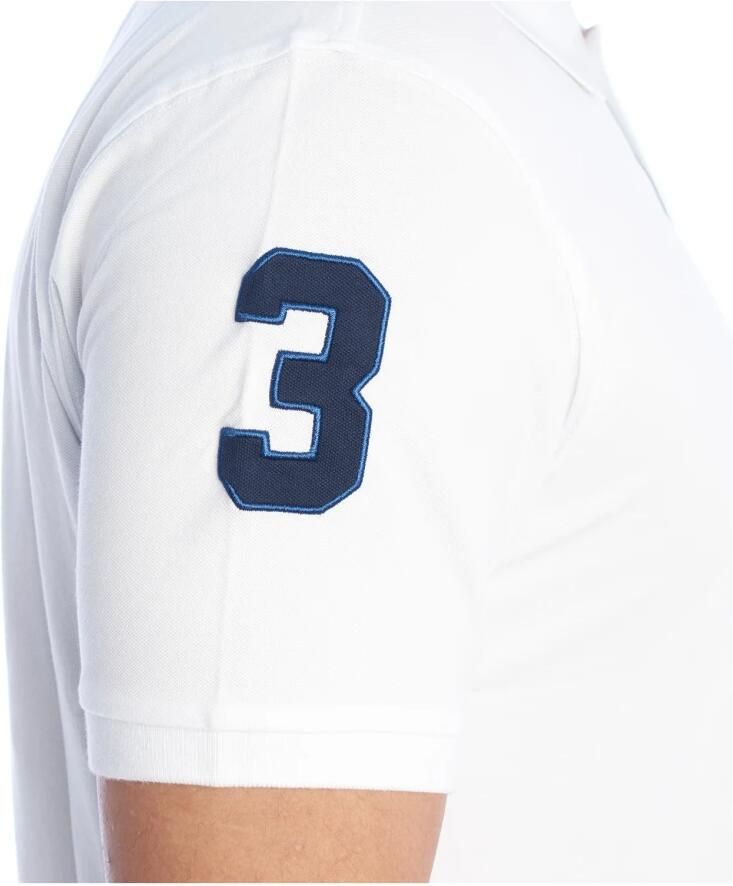 LA MARTINA Polo met korte mouwen en iconisch borduursel White Heren - Foto 2