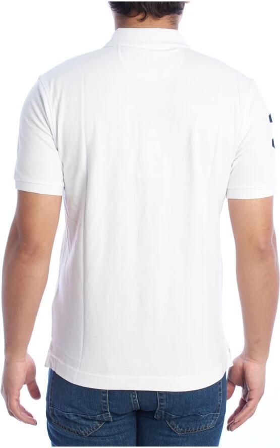 LA MARTINA Polo met korte mouwen en iconisch borduursel White Heren - Foto 3