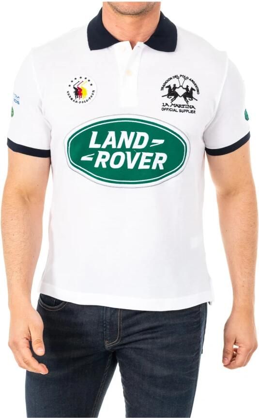 LA MARTINA Polo met Korte Mouwen en Origineel Ontwerp White Heren - Foto 3