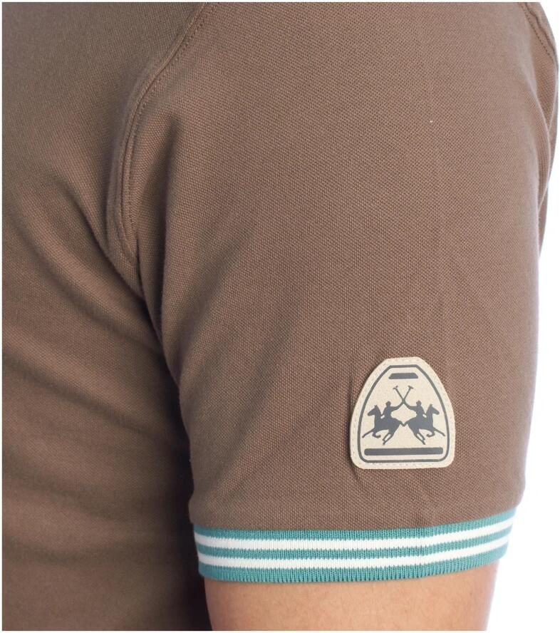 LA MARTINA Polo met korte mouwen voor heren Brown Heren - Foto 2