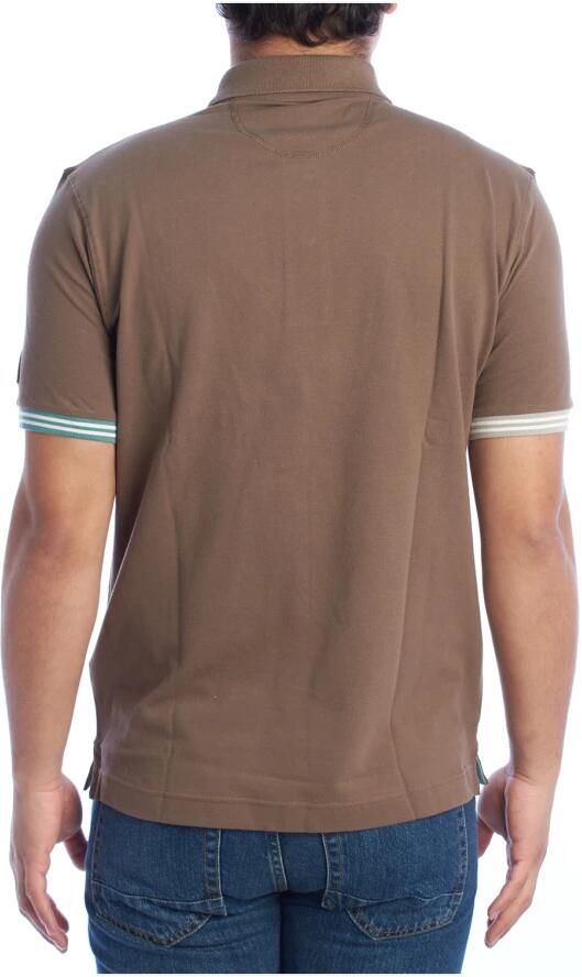 LA MARTINA Polo met korte mouwen voor heren Brown Heren - Foto 3