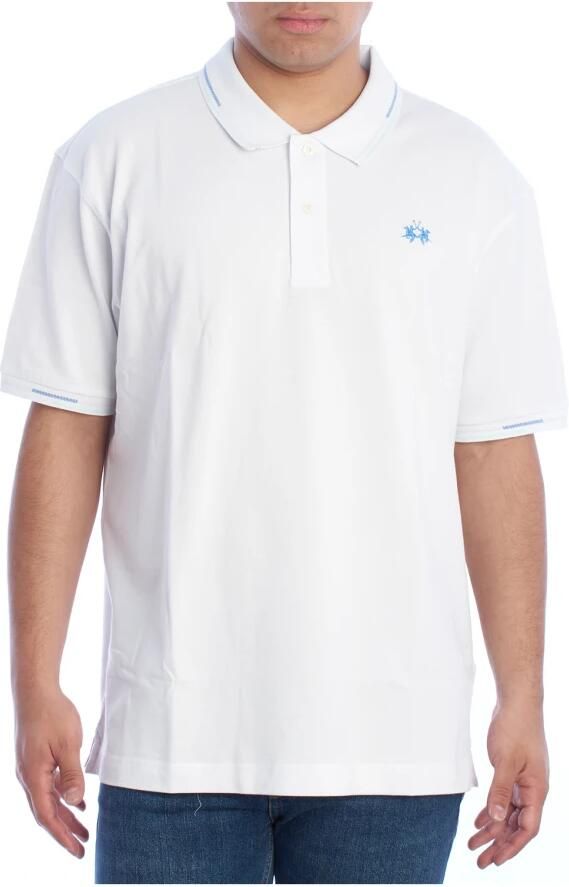 LA MARTINA Polo met korte mouwen voor heren White Heren - Foto 4