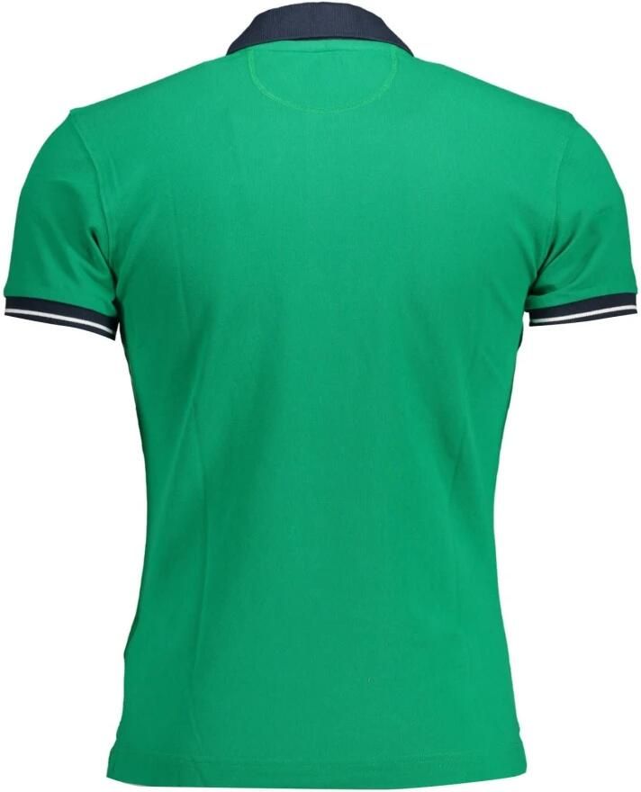 LA MARTINA Polo Shirt met Slim Fit en Contrasterende Details Green Heren - Foto 2