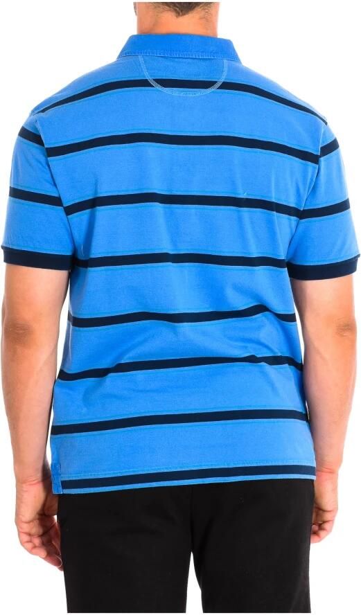 LA MARTINA Korte Mouw Polo in Limoenkleur Blue Heren - Foto 2