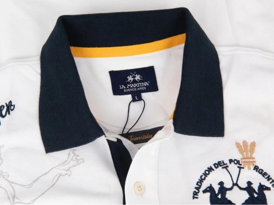 LA MARTINA Polo Shirt Korte Mouw TMP603-PK001-00001