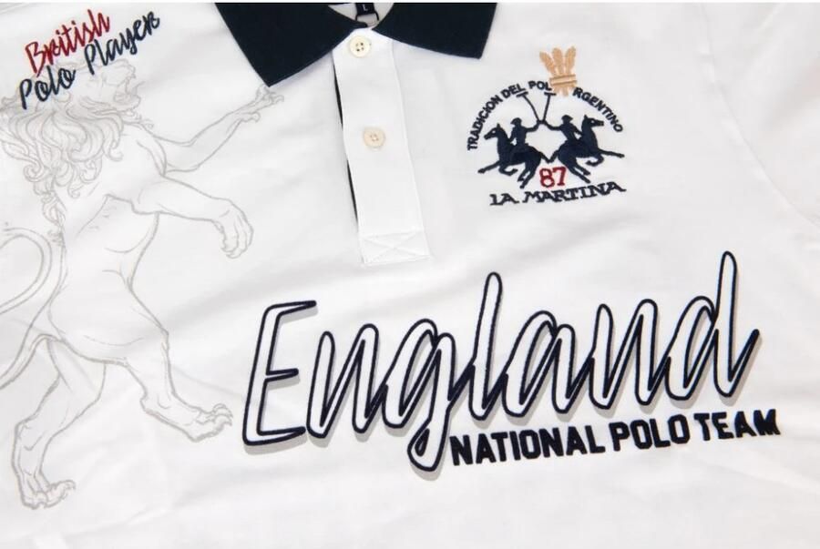 LA MARTINA Polo Shirt Korte Mouw TMP603-PK001-00001 - Foto 3