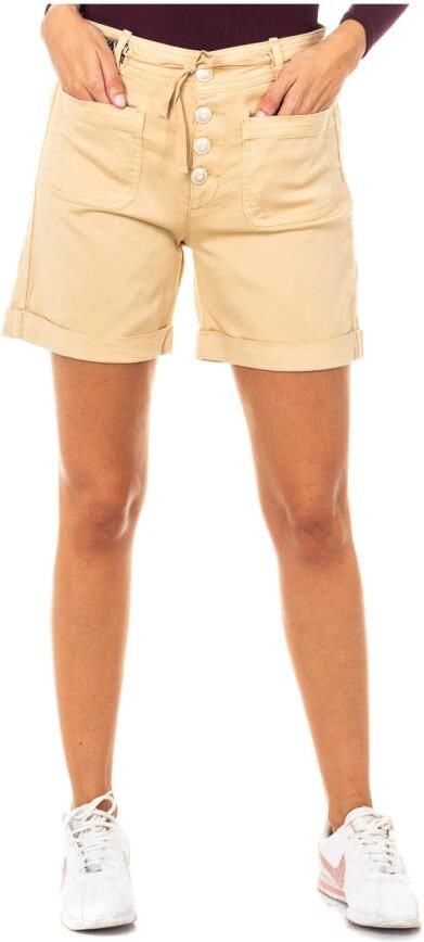 LA MARTINA Rode Shorts met Verstelbare Tailleband Beige Dames - Foto 3