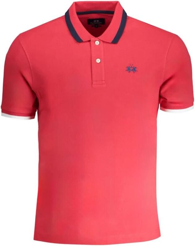 LA MARTINA T-shirt hort leeve Polo hirt Polo met getipte kraag