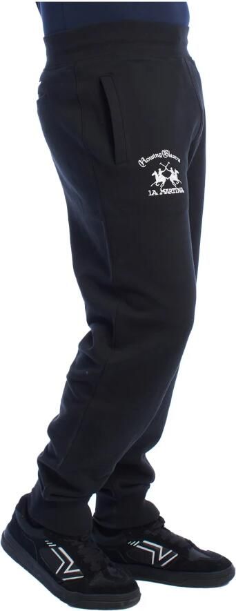 LA MARTINA Sportieve joggingbroek voor heren met unieke borduursels Black Heren - Foto 5