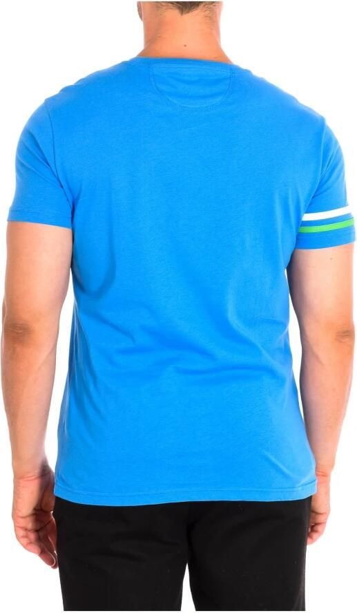 LA MARTINA Witte T-shirt met korte mouwen Blue Heren - Foto 2