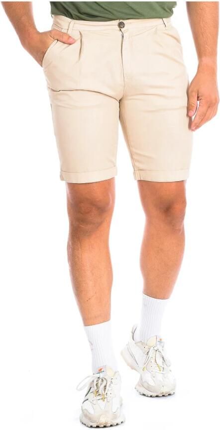 LA MARTINA Witte Bermuda Shorts Casual Trendy Stijl Beige Heren - Foto 3