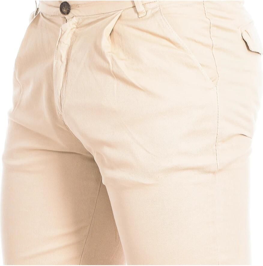 LA MARTINA Witte Bermuda Shorts Casual Trendy Stijl Beige Heren