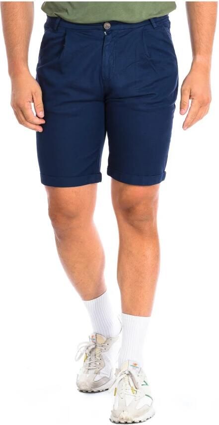 LA MARTINA Witte Bermuda Shorts Casual Trendy Stijl Blue Heren - Foto 3