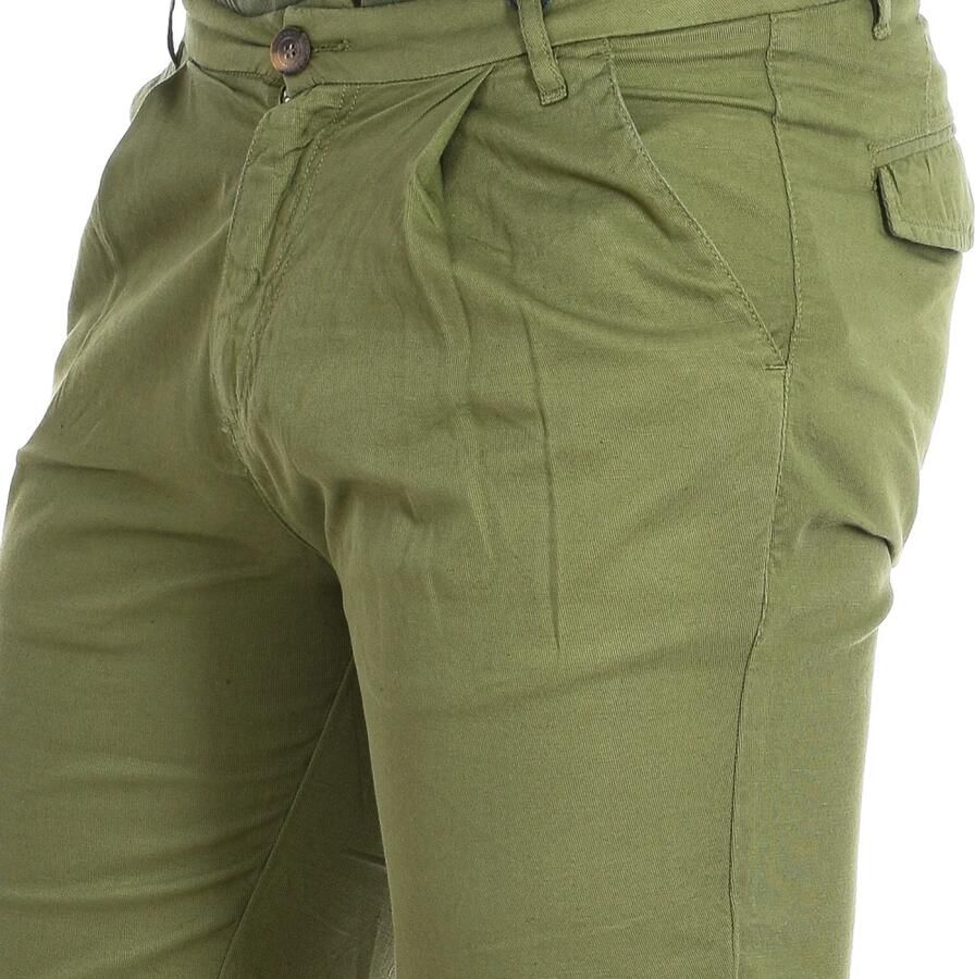 LA MARTINA Witte Bermuda Shorts voor een casual en trendy look Green Heren