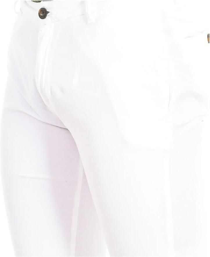 LA MARTINA Witte broek met rechte pijpen White Heren