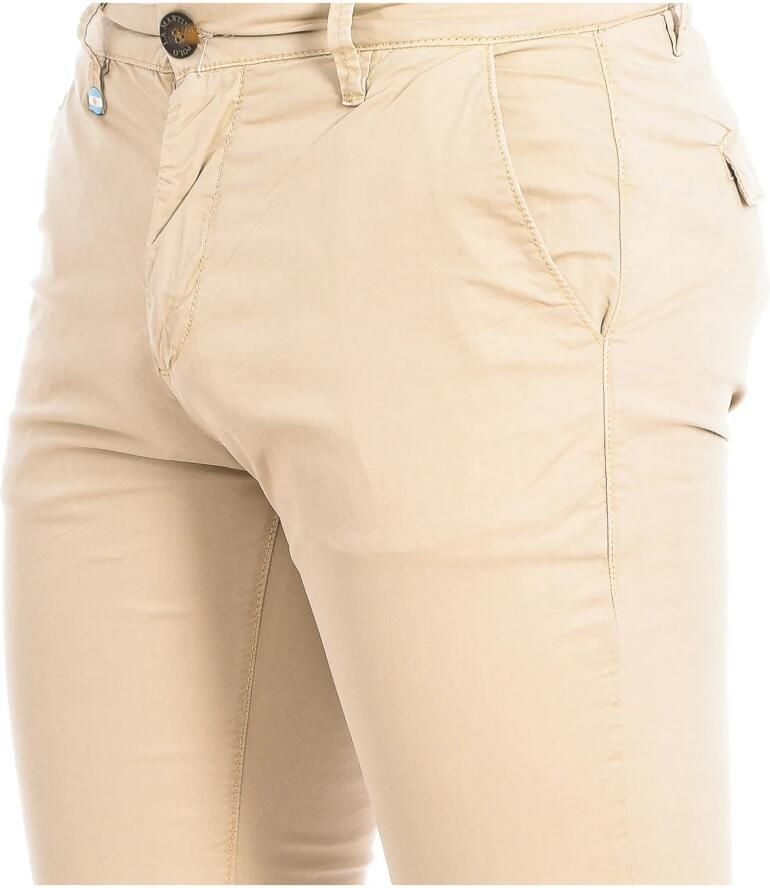 LA MARTINA Witte broek met rechte snit Beige Heren - Foto 3