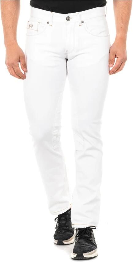 LA MARTINA Witte Straight Leg Broek White Heren - Foto 3