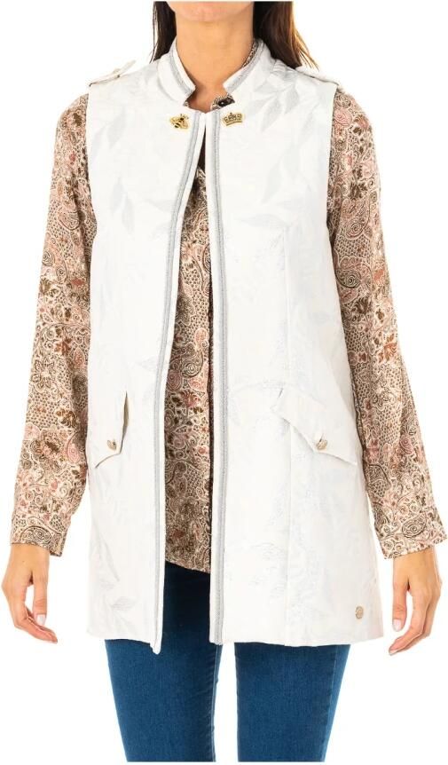 LA MARTINA Zilveren Militaire Stijl Vest Gray Dames - Foto 3