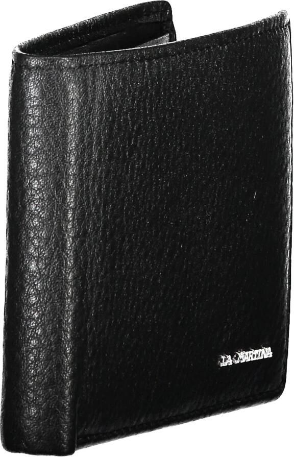 LA MARTINA Portemonnee Lederen portemonnee met dubbel compartiment en logodetail - Foto 2