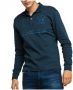 LA MARTINA Blauw Katoenen Poloshirt met Lange Mouwen Blue Heren - Thumbnail 4
