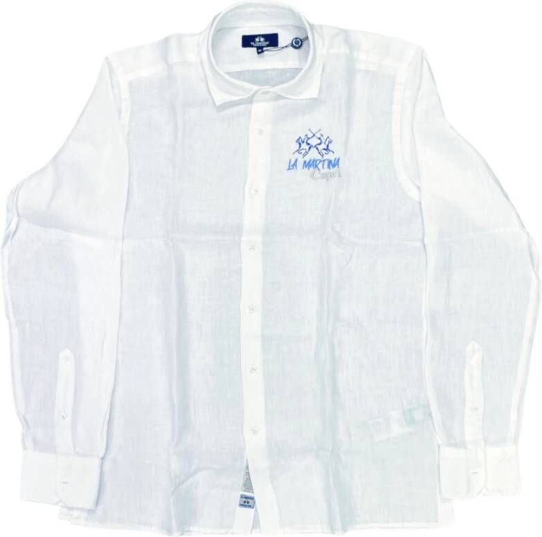 LA MARTINA Overhemd White Heren