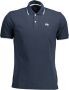 LA MARTINA Blauw Katoenen Poloshirt Korte Mouwen Regular Fit Blue Heren - Thumbnail 1