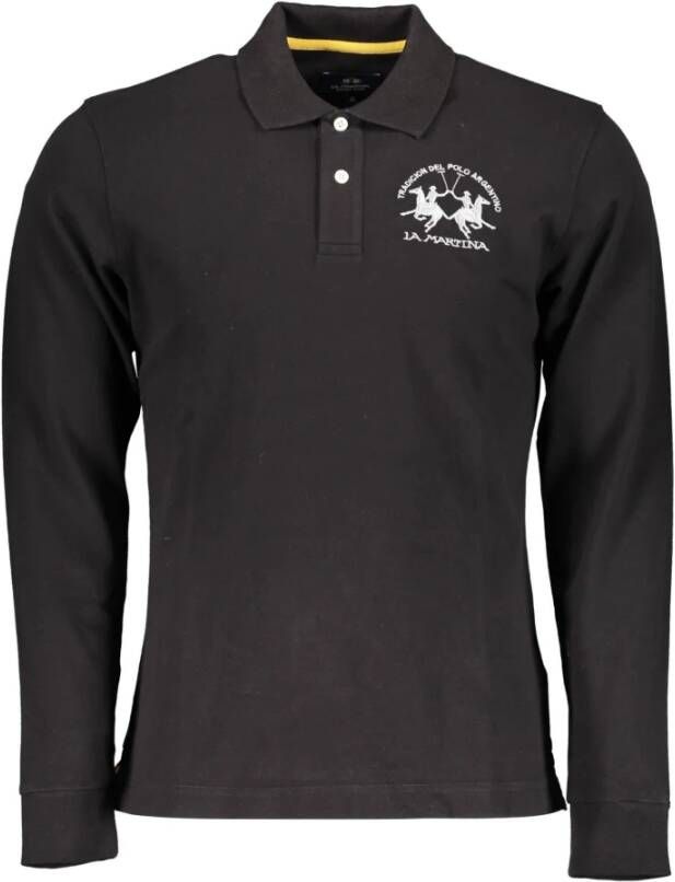 LA MARTINA Polo Shirt Zwart Heren
