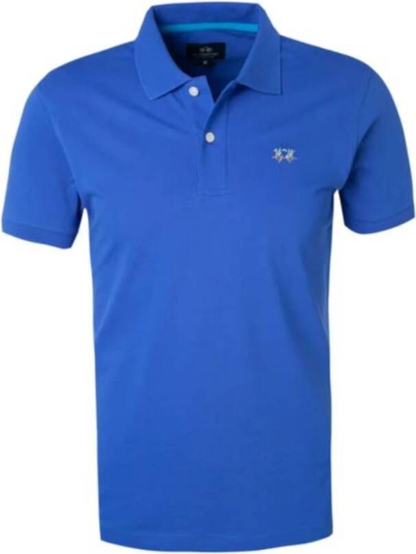 LA MARTINA Polo Shirts Blauw Heren