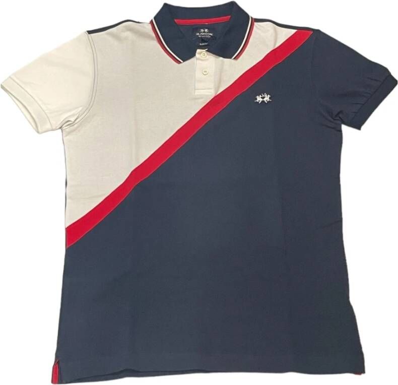 LA MARTINA Polo Shirts Blauw Heren