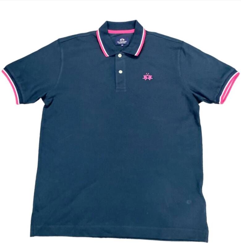 LA MARTINA Polo Shirts Blauw Heren