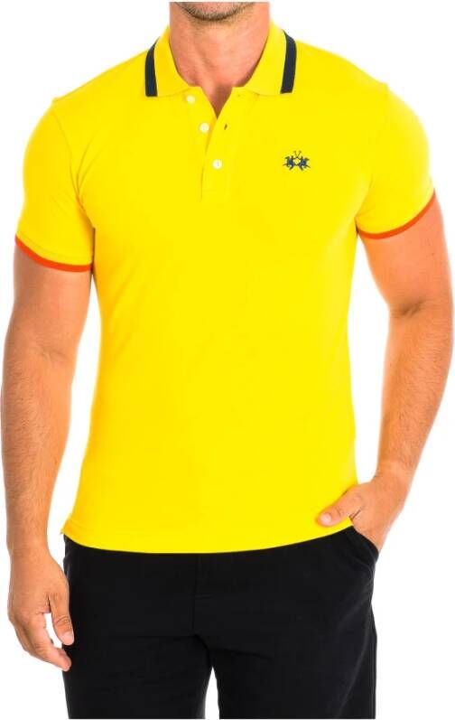 LA MARTINA Polo Shirts Yellow Heren