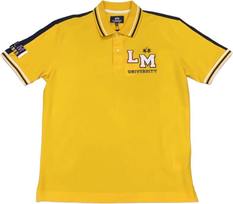 LA MARTINA Polo Shirts Geel Heren